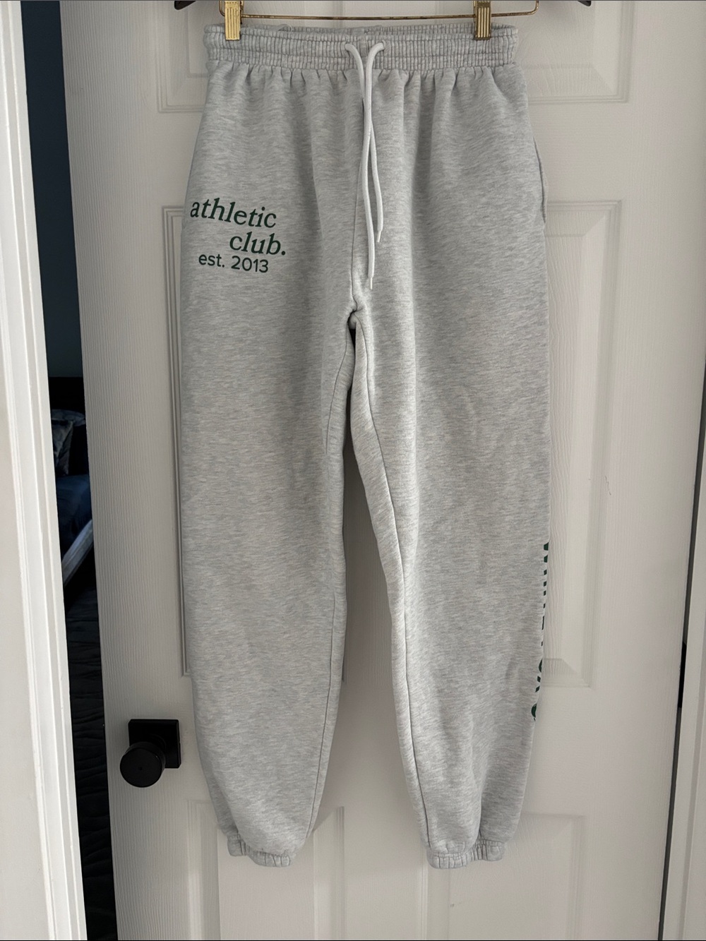 White fox  medium Gray Sweatpants